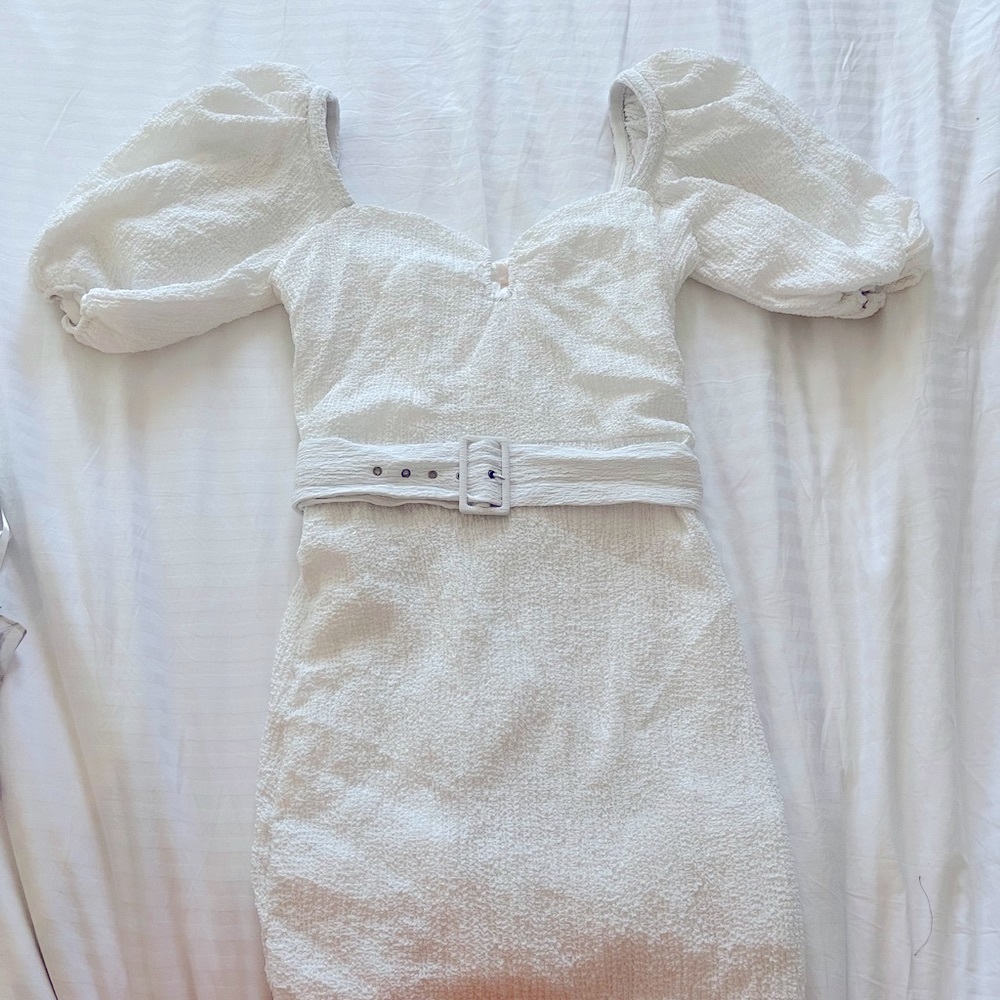 Women white dress